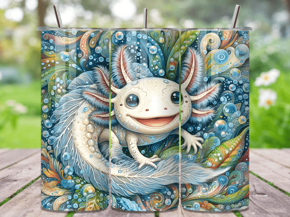 Bubble Fantasy Axolotl Tumbler Wrap Review