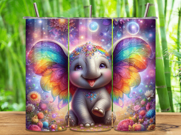 Butterfly Elephant Fantasy Tumbler Wrap Review