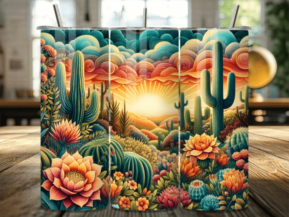 Desert Sunset Landscape Tumbler Wrap Review