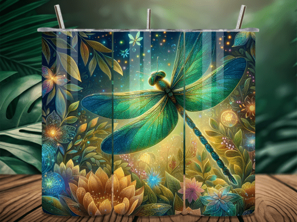 Enchanted Forest Dragonfly Tumbler Wraps Review