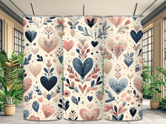 Floral Heart Valentine Tumbler Wraps Review