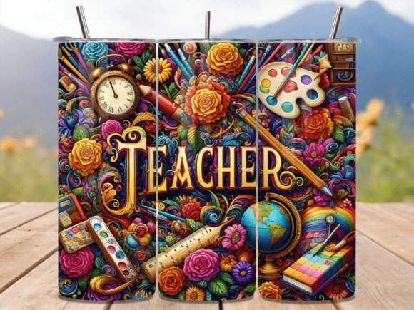 Floral Teacher Appreciation Tumbler Wrap Review