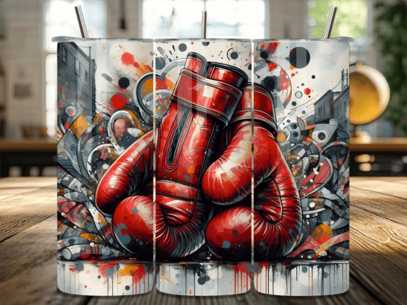 Grunge Urban Red Boxing Tumbler Wrap Review