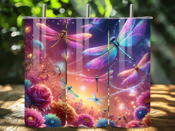 Magic Floral Dragonfly 20oz Tumbler Wrap Review