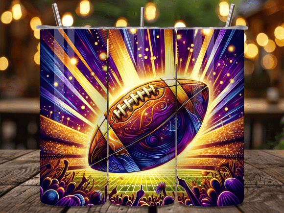 Neon Stadium Lights Tumbler Wrap Review