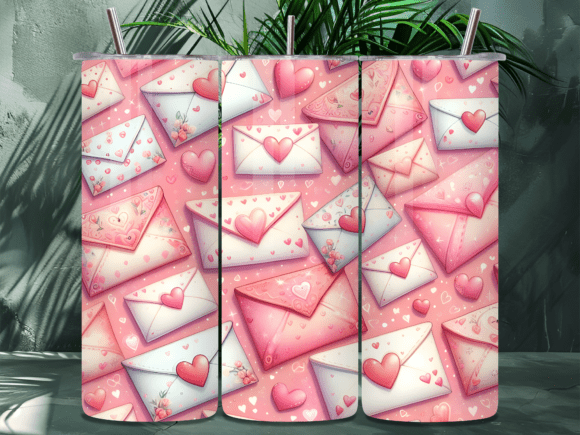 Pink Love Letter Valentine Tumbler Wrap Review