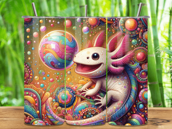 Psychedelic Boho Axolotl Tumbler Wraps Review