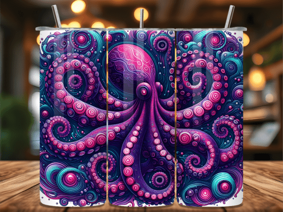 Purple Octopus Mandala Tumbler Wrap Review