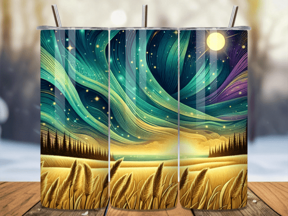 Starry Night Forest Sky Tumbler Wrap Review
